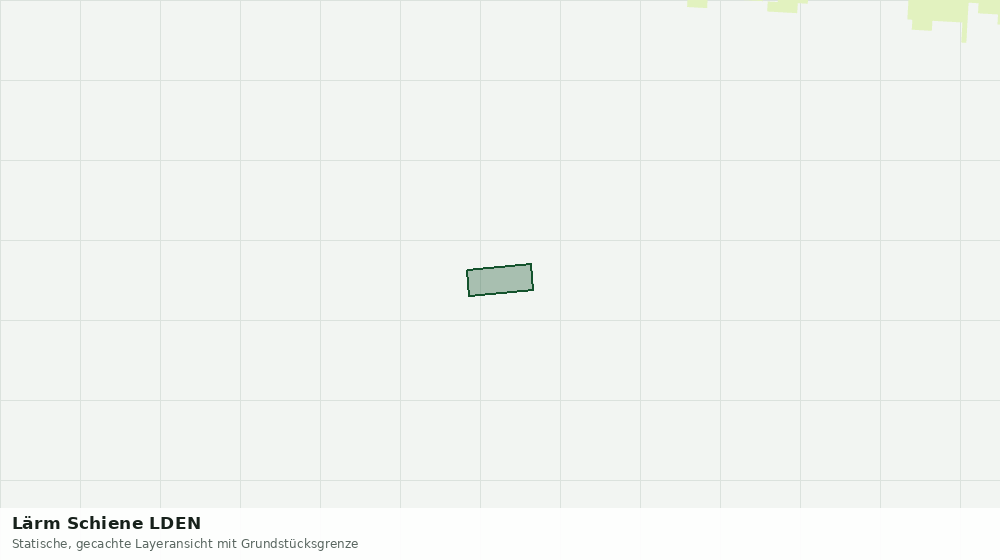 Statische Kartenansicht: Lärm Schiene LDEN