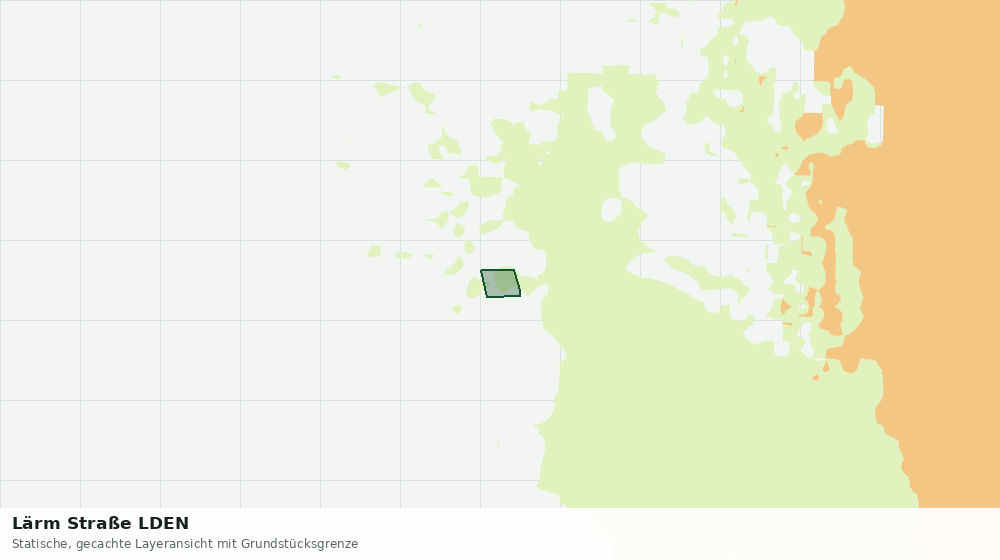Statische Kartenansicht: Lärm Straße LDEN