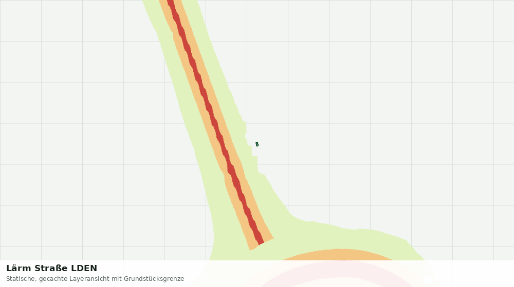 Statische Kartenansicht: Lärm Straße LDEN