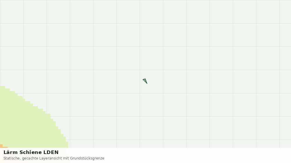 Statische Kartenansicht: Lärm Schiene LDEN