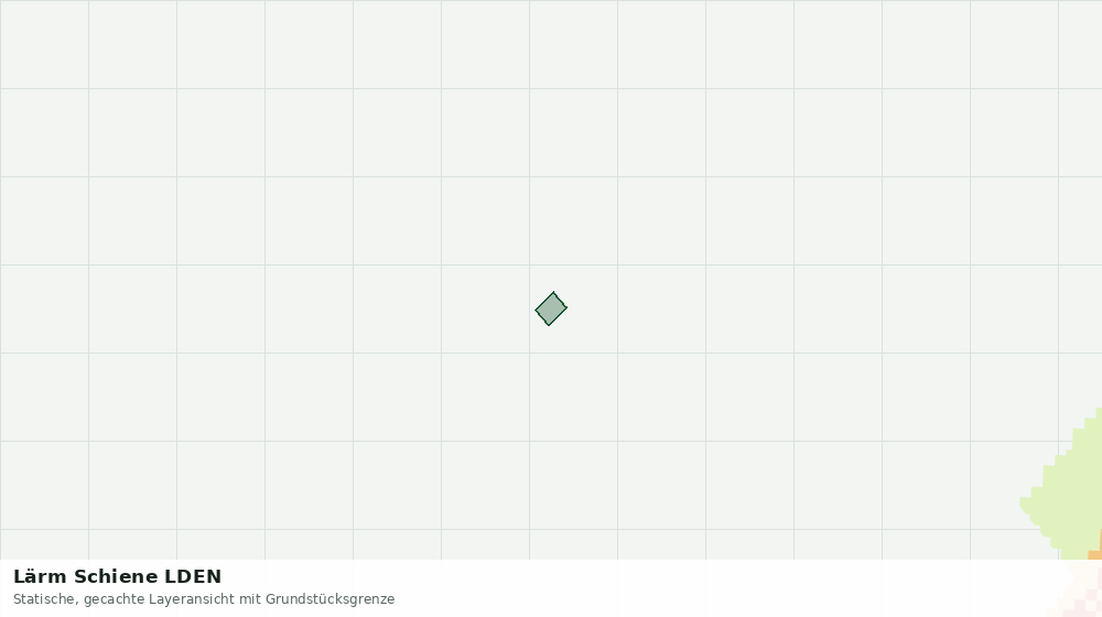 Statische Kartenansicht: Lärm Schiene LDEN