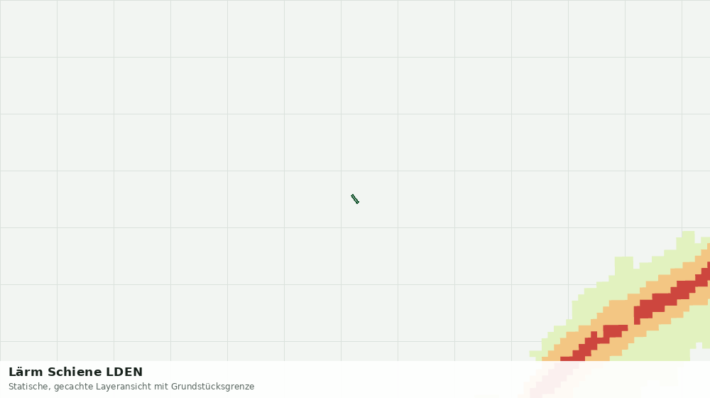 Statische Kartenansicht: Lärm Schiene LDEN
