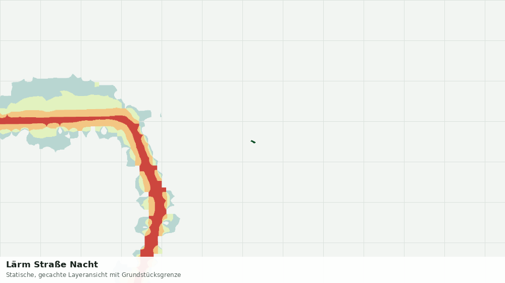 Statische Kartenansicht: Lärm Straße Nacht