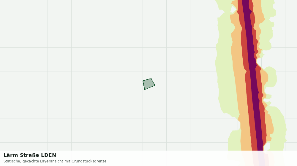 Statische Kartenansicht: Lärm Straße LDEN