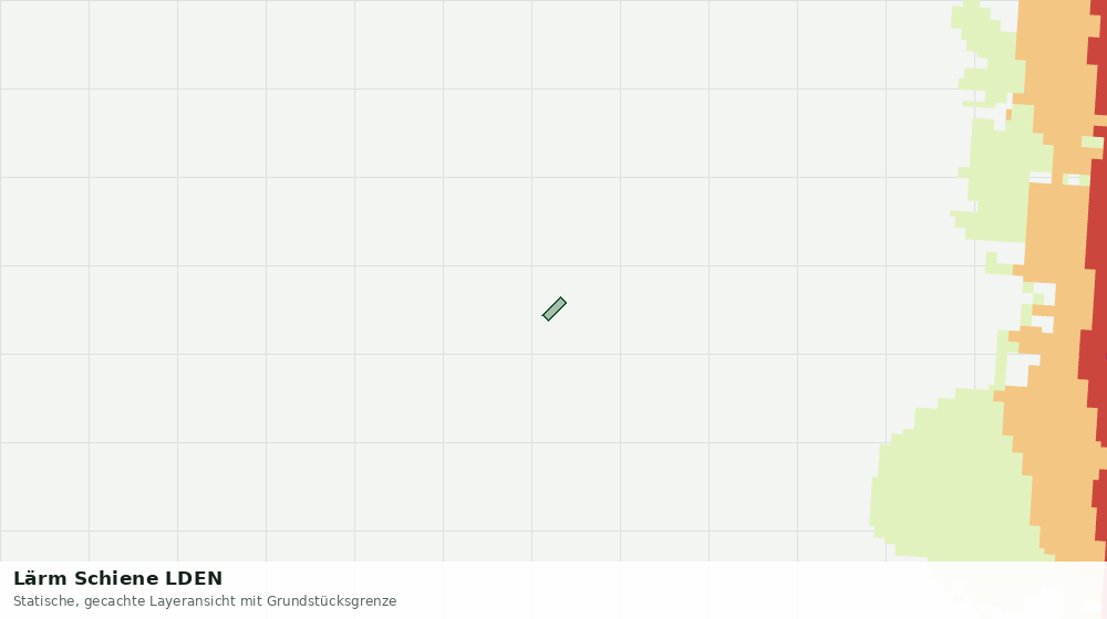 Statische Kartenansicht: Lärm Schiene LDEN