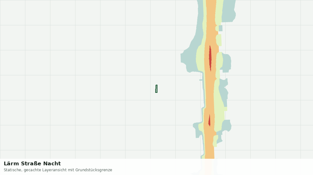 Statische Kartenansicht: Lärm Straße Nacht