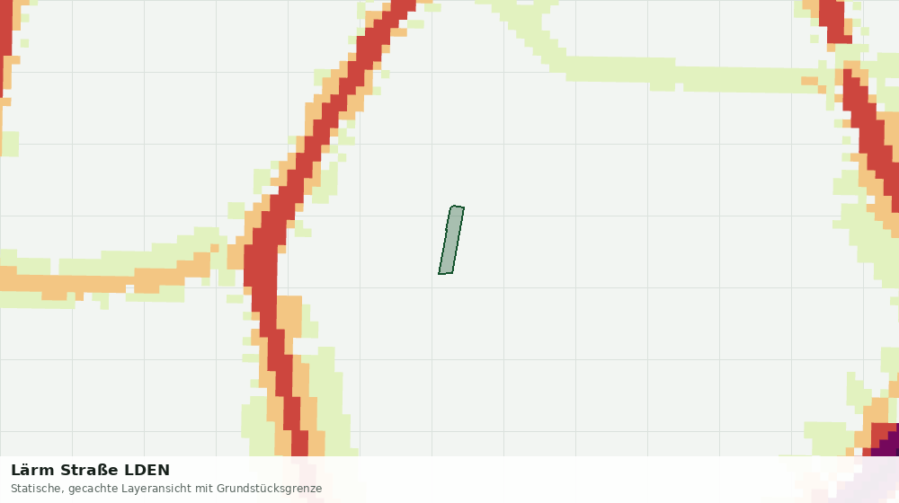 Statische Kartenansicht: Lärm Straße LDEN