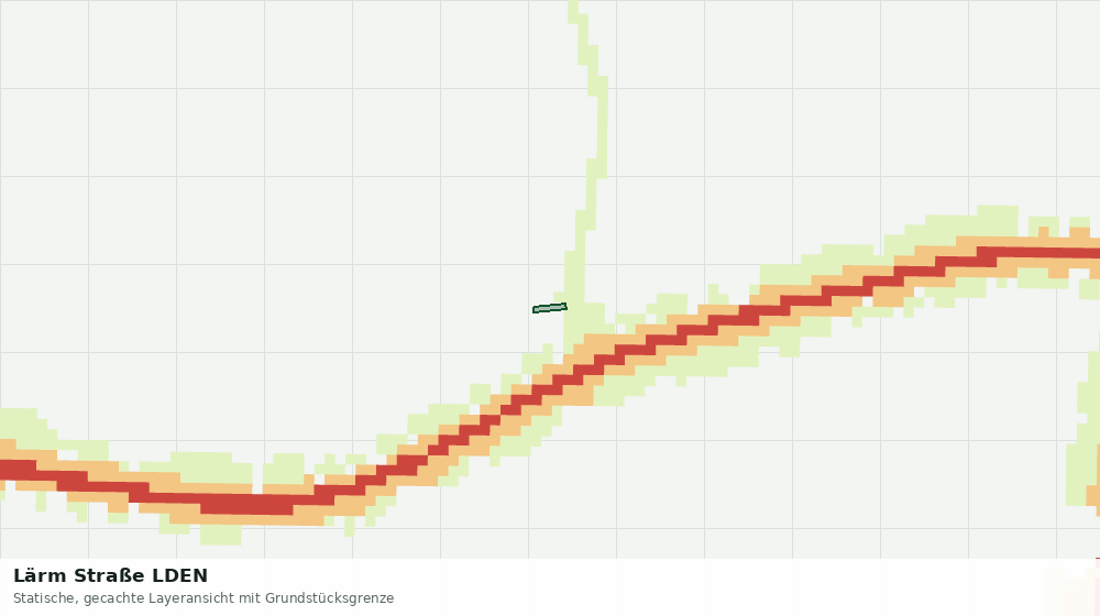 Statische Kartenansicht: Lärm Straße LDEN