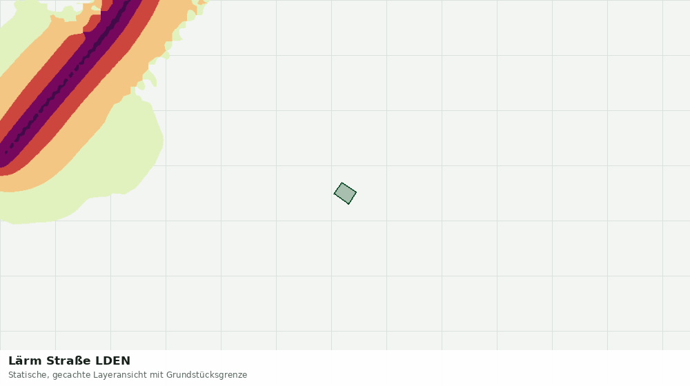Statische Kartenansicht: Lärm Straße LDEN