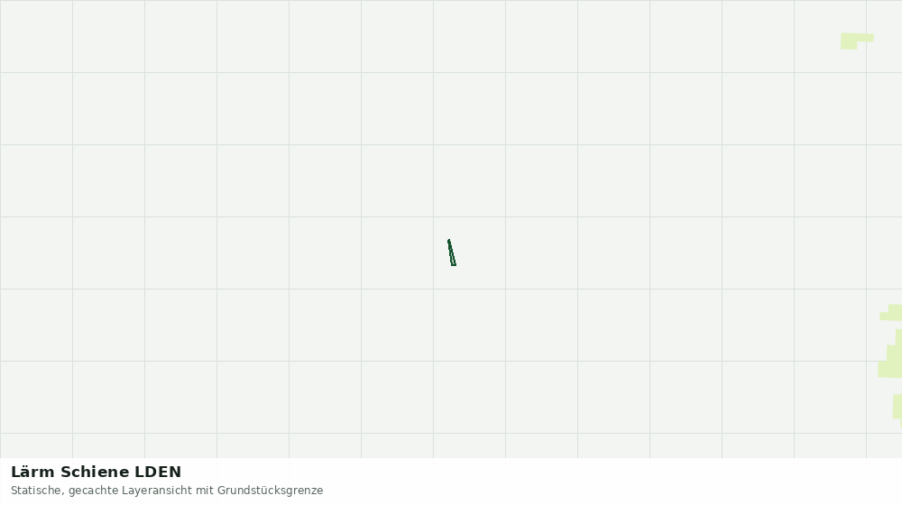 Statische Kartenansicht: Lärm Schiene LDEN