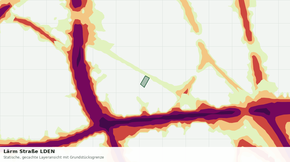 Statische Kartenansicht: Lärm Straße LDEN