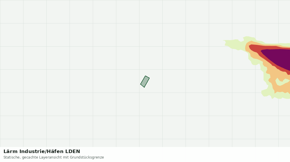 Statische Kartenansicht: Lärm Industrie/Häfen LDEN