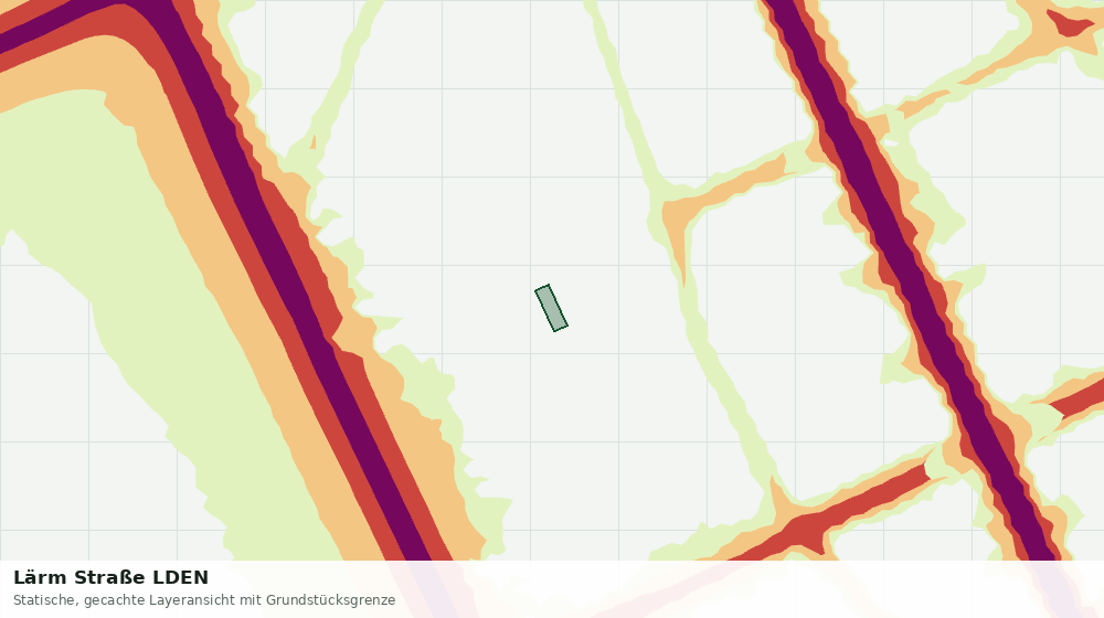 Statische Kartenansicht: Lärm Straße LDEN