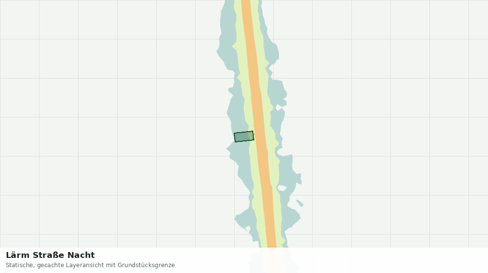 Statische Kartenansicht: Lärm Straße Nacht