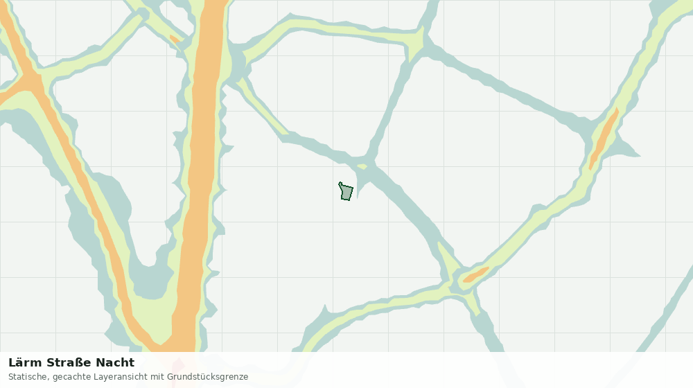 Statische Kartenansicht: Lärm Straße Nacht