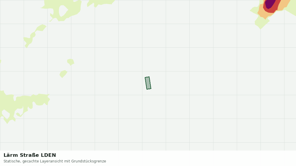 Statische Kartenansicht: Lärm Straße LDEN