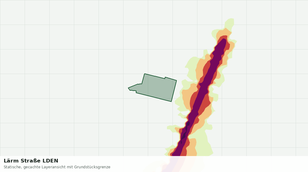 Statische Kartenansicht: Lärm Straße LDEN