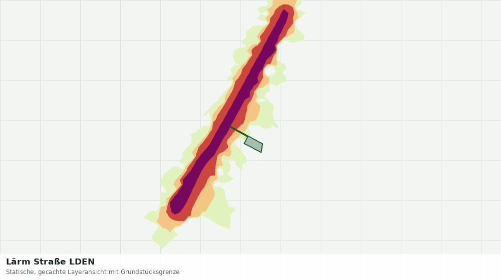 Statische Kartenansicht: Lärm Straße LDEN