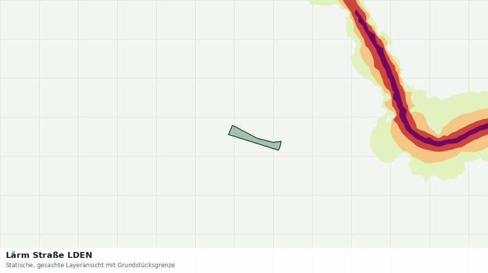 Statische Kartenansicht: Lärm Straße LDEN