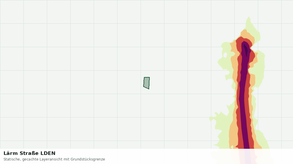 Statische Kartenansicht: Lärm Straße LDEN