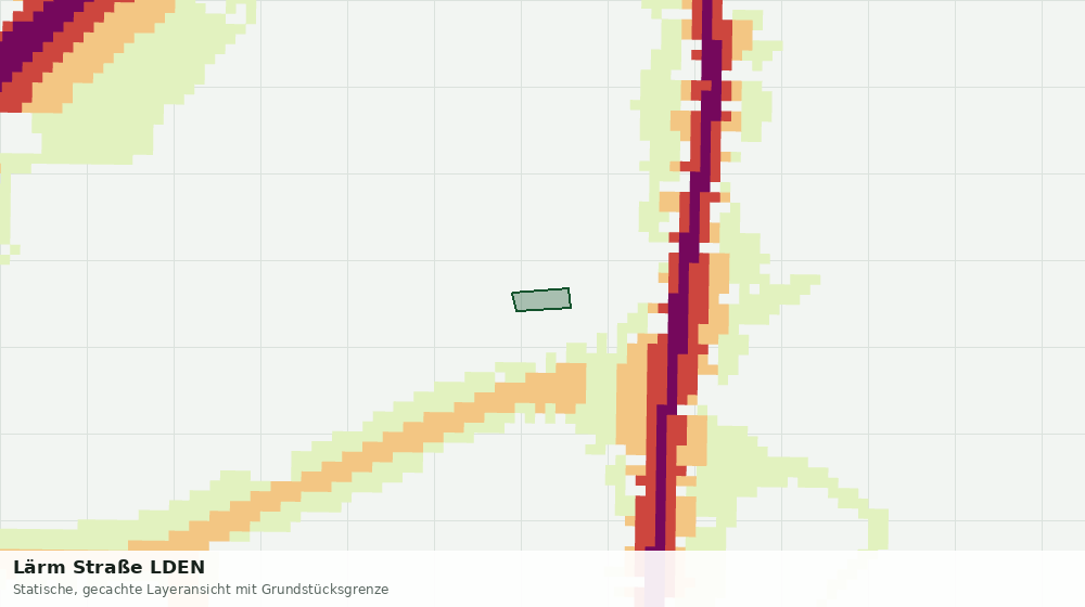 Statische Kartenansicht: Lärm Straße LDEN