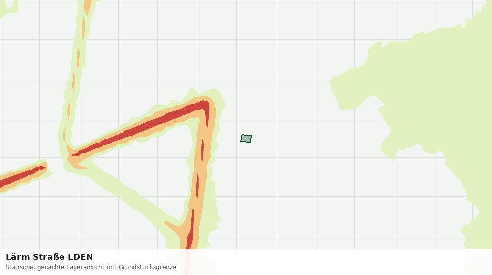 Statische Kartenansicht: Lärm Straße LDEN