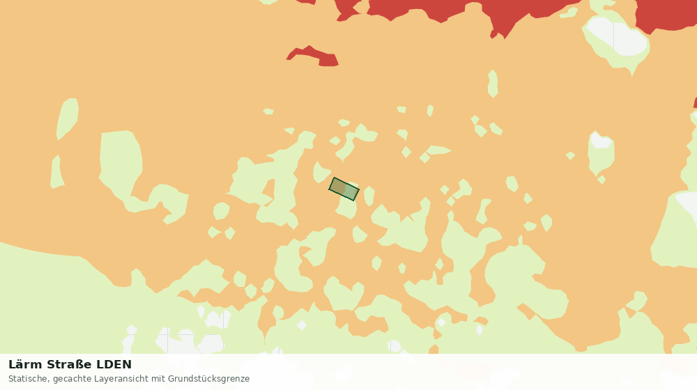 Statische Kartenansicht: Lärm Straße LDEN