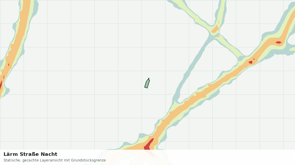 Statische Kartenansicht: Lärm Straße Nacht