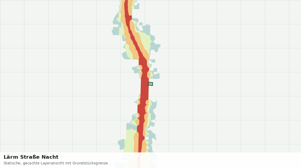 Statische Kartenansicht: Lärm Straße Nacht