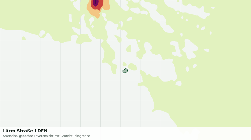 Statische Kartenansicht: Lärm Straße LDEN