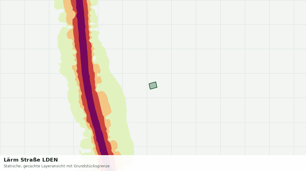 Statische Kartenansicht: Lärm Straße LDEN