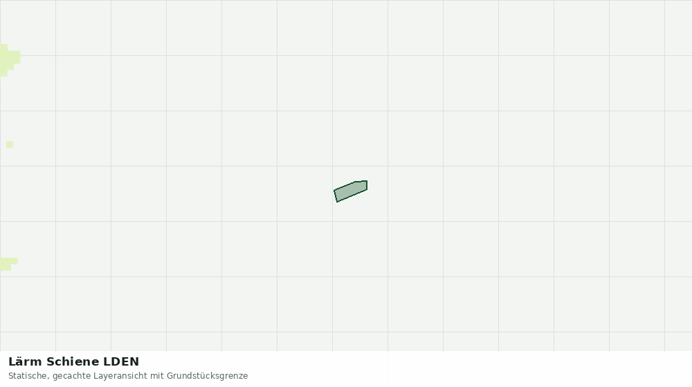 Statische Kartenansicht: Lärm Schiene LDEN