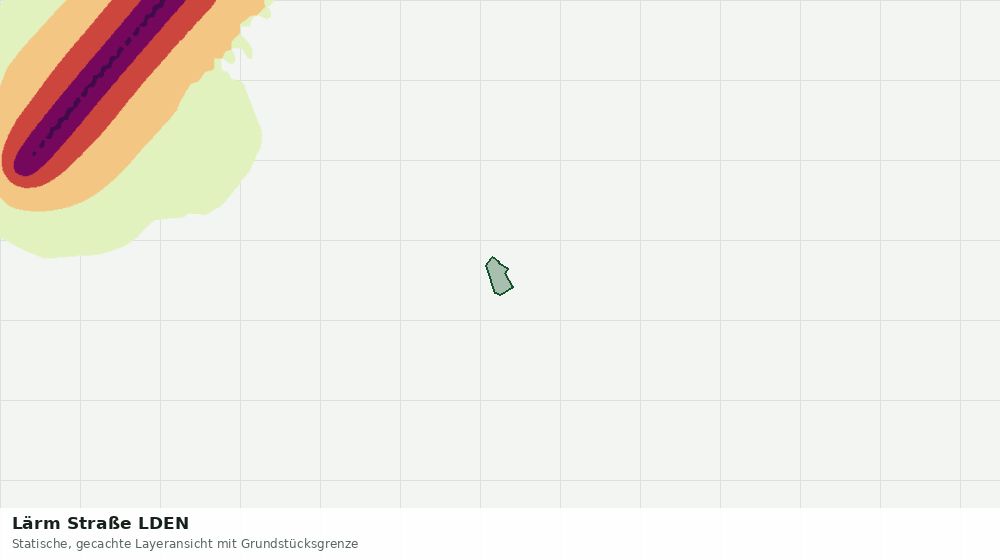 Statische Kartenansicht: Lärm Straße LDEN