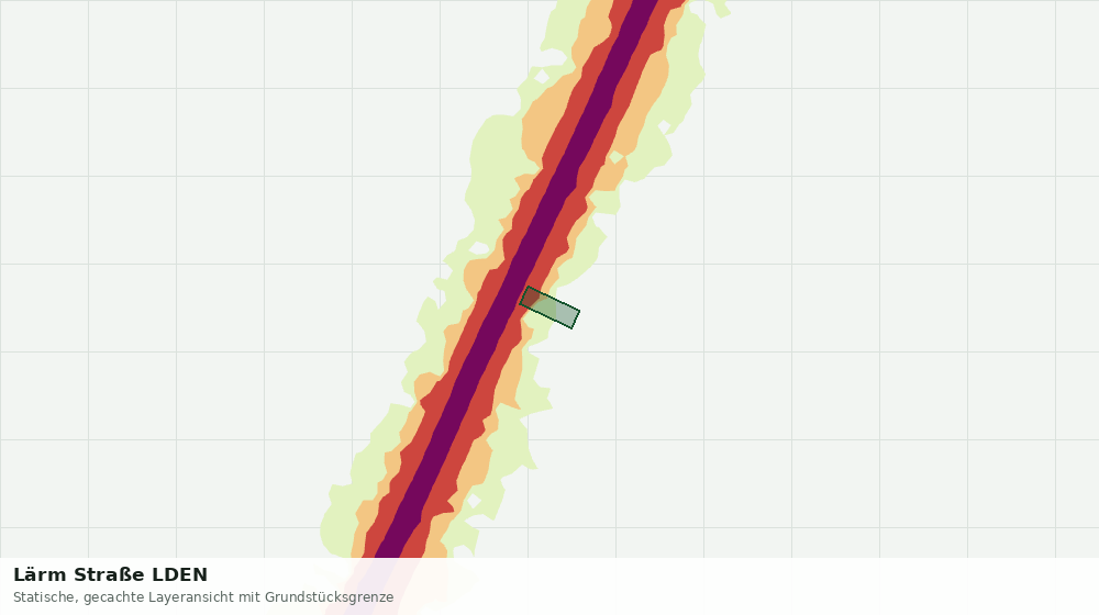 Statische Kartenansicht: Lärm Straße LDEN