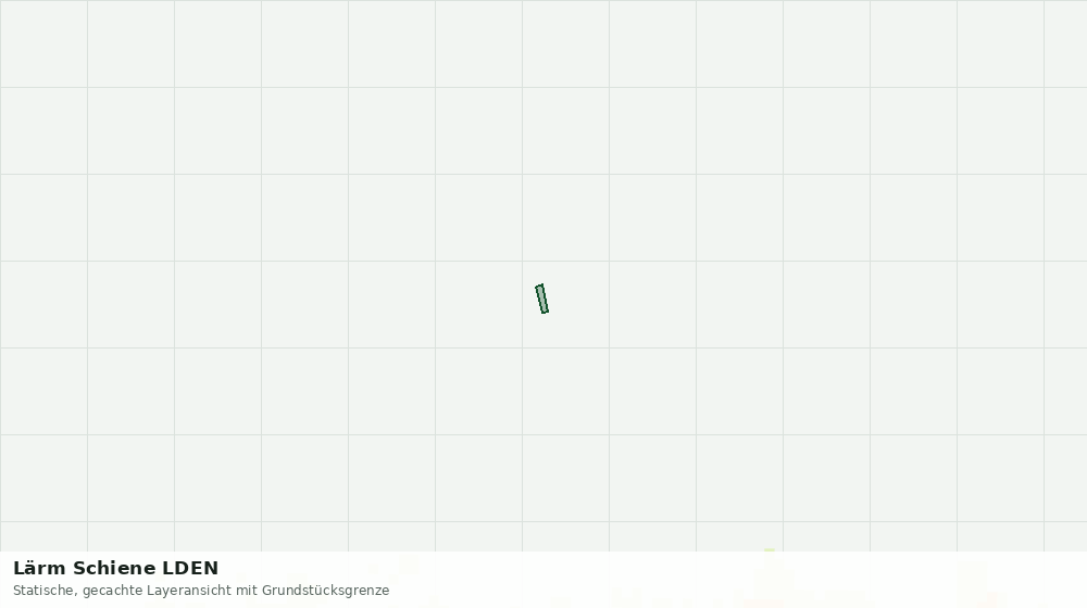 Statische Kartenansicht: Lärm Schiene LDEN
