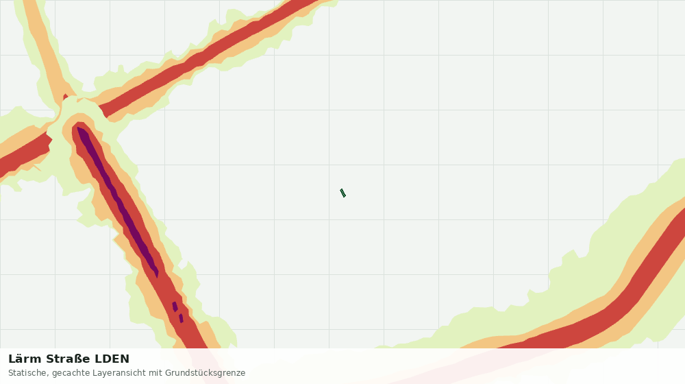 Statische Kartenansicht: Lärm Straße LDEN