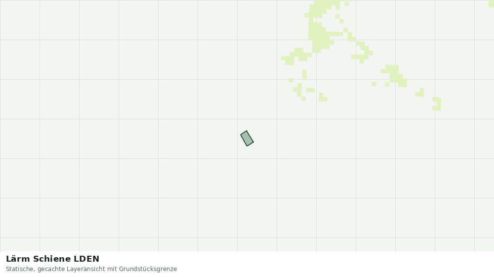 Statische Kartenansicht: Lärm Schiene LDEN