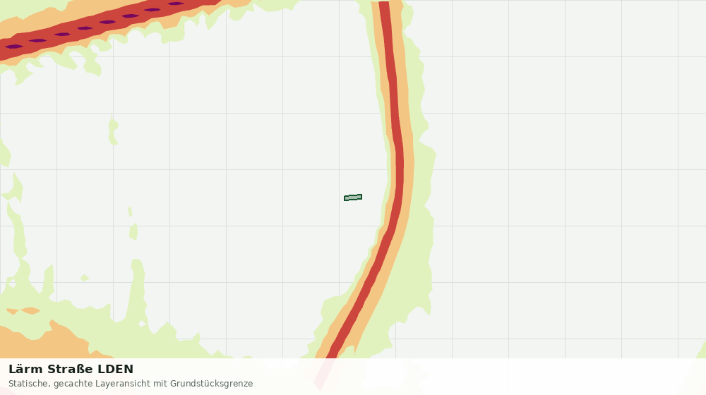 Statische Kartenansicht: Lärm Straße LDEN
