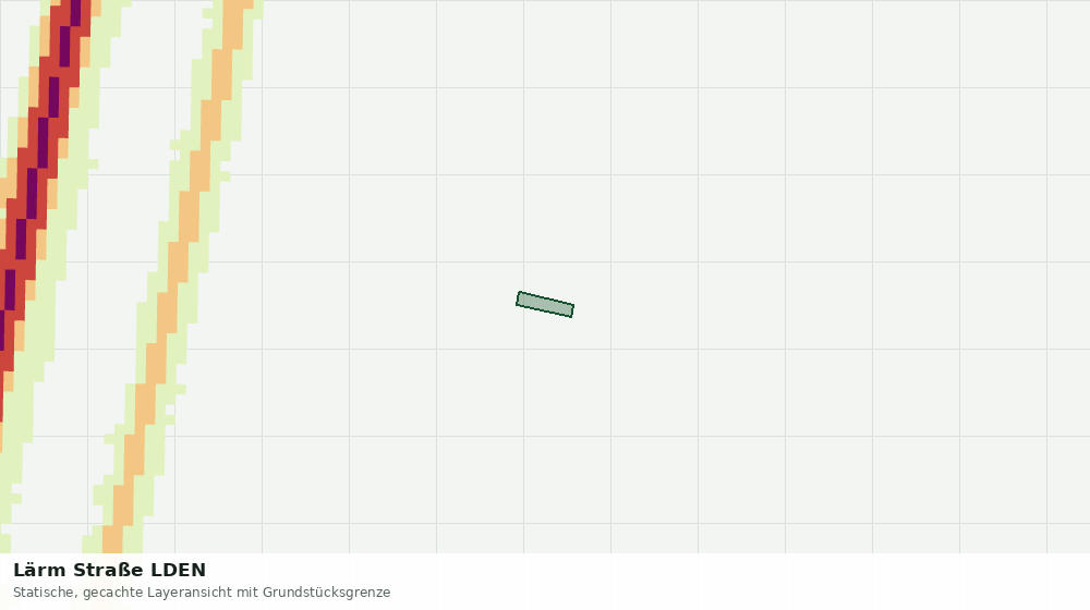 Statische Kartenansicht: Lärm Straße LDEN
