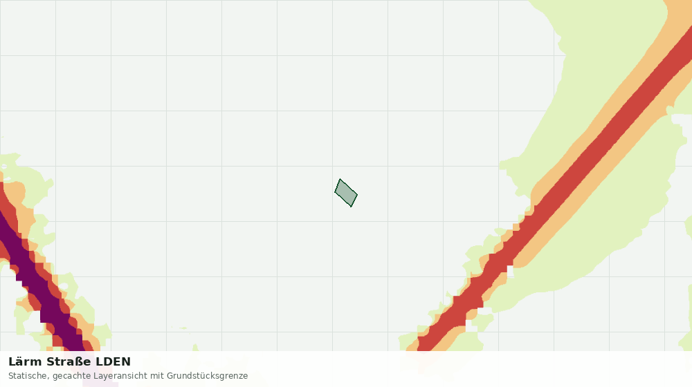 Statische Kartenansicht: Lärm Straße LDEN