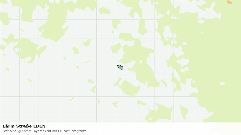 Statische Kartenansicht: Lärm Straße LDEN