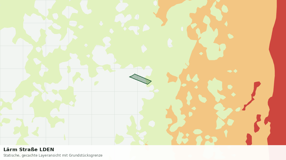 Statische Kartenansicht: Lärm Straße LDEN