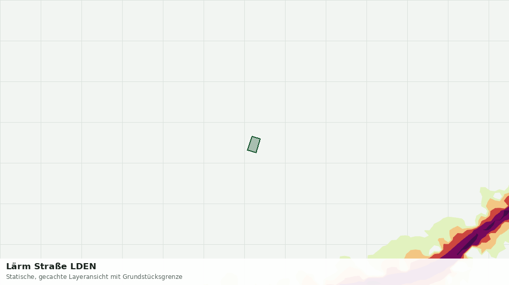 Statische Kartenansicht: Lärm Straße LDEN