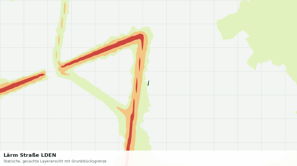 Statische Kartenansicht: Lärm Straße LDEN