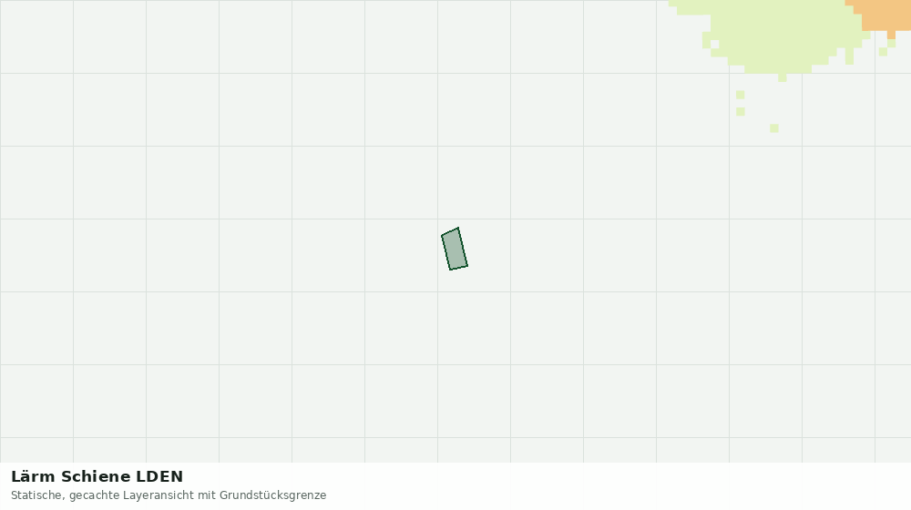 Statische Kartenansicht: Lärm Schiene LDEN