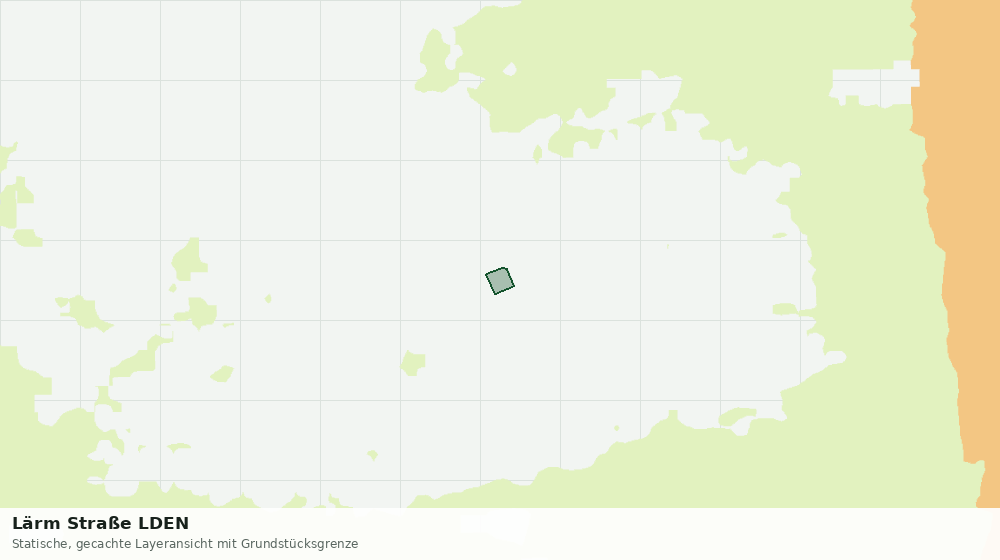 Statische Kartenansicht: Lärm Straße LDEN