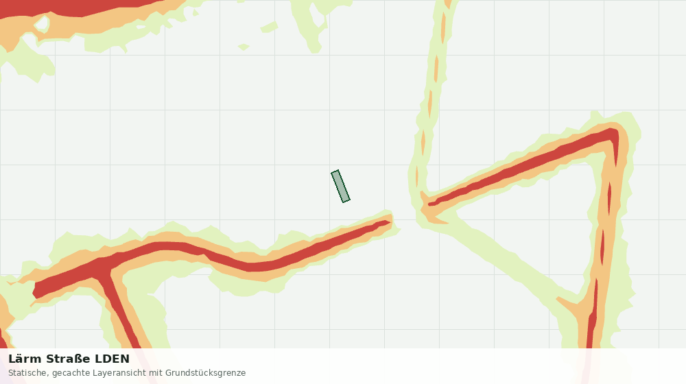 Statische Kartenansicht: Lärm Straße LDEN