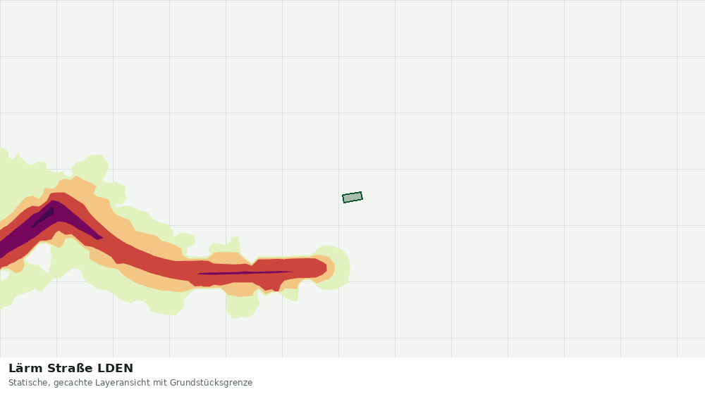 Statische Kartenansicht: Lärm Straße LDEN