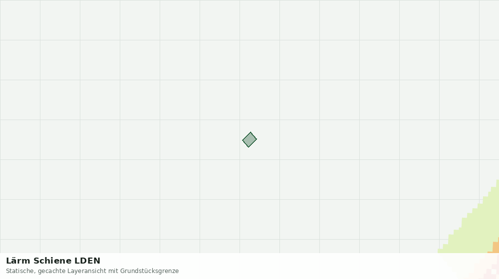 Statische Kartenansicht: Lärm Schiene LDEN