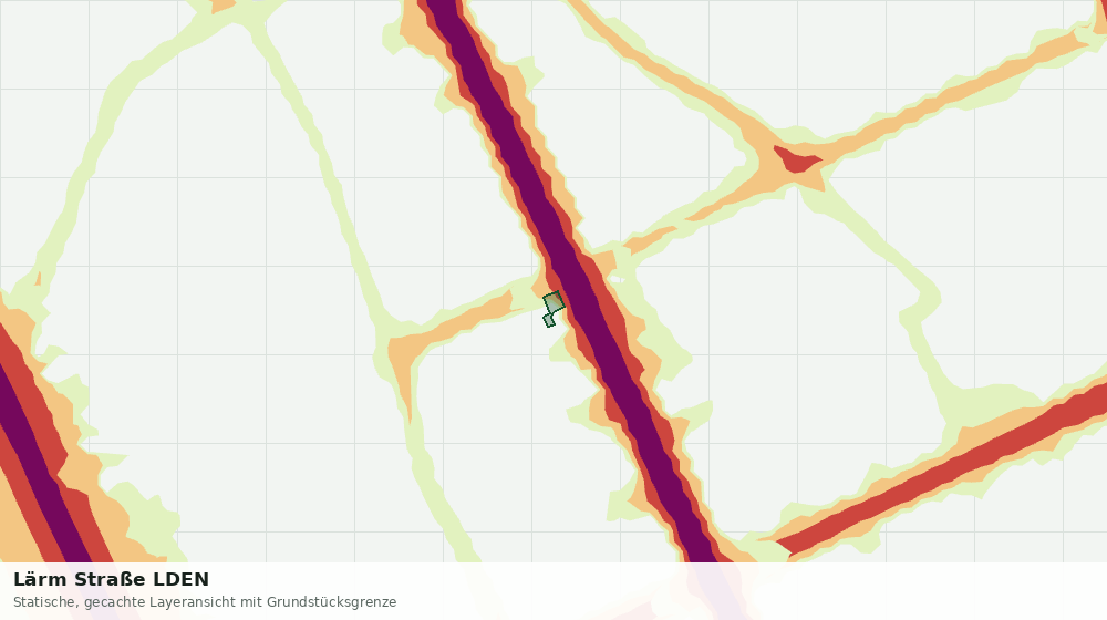 Statische Kartenansicht: Lärm Straße LDEN